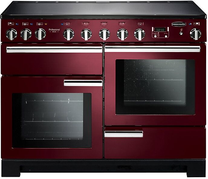 Rangemaster PDL110EICY/C Professional Deluxe 110 Induction Range Cooker Cranberry Chrome