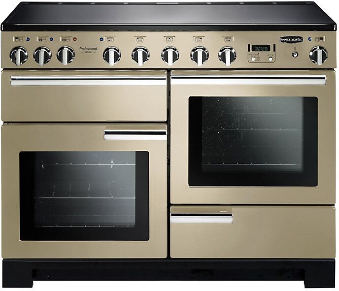 Rangemaster PDL110EICR/C Professional Deluxe 110 Induction Range Cooker Cream Chrome