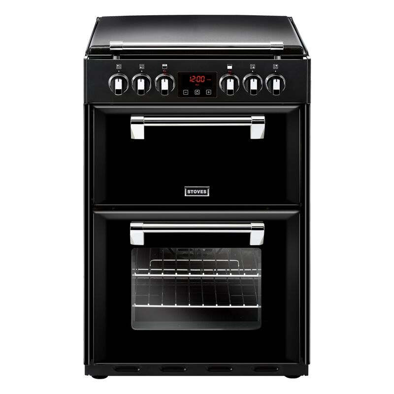 Stoves Richmond R600EBK 60cm Electric Double Freestanding Cooker Black