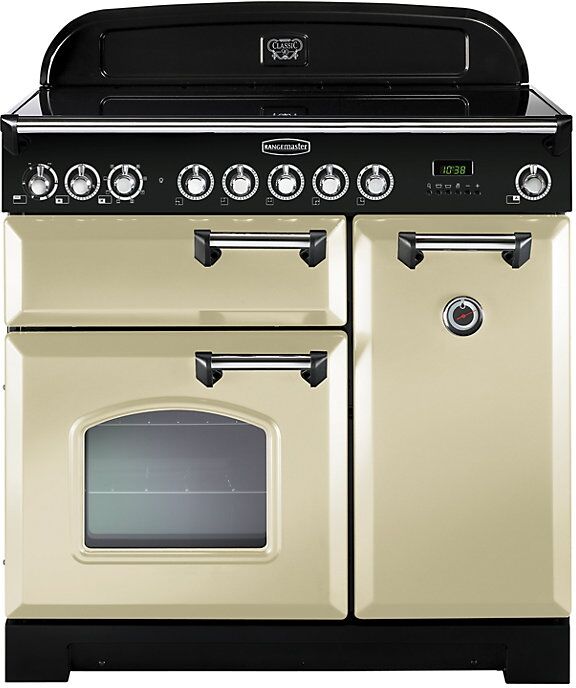 Rangemaster CDL90EICR/C Classic Deluxe 90 Induction Range Cooker Cream