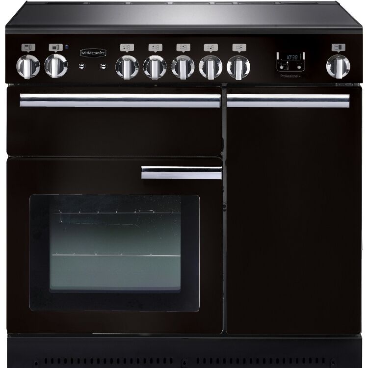 Rangemaster PROP90ECGB/C Professional Plus 90cm Ceramic Range Cooker Black