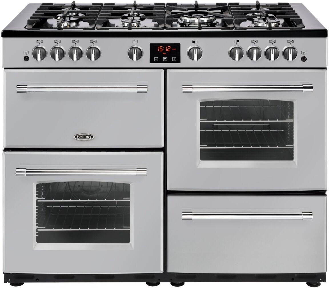 Belling Farmhouse X110G SIL 10cm Gas Range Cooker - Silver