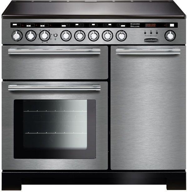 Rangemaster EDL100EISS/C Encore Deluxe 100 Induction Range Cooker Stainless Steel