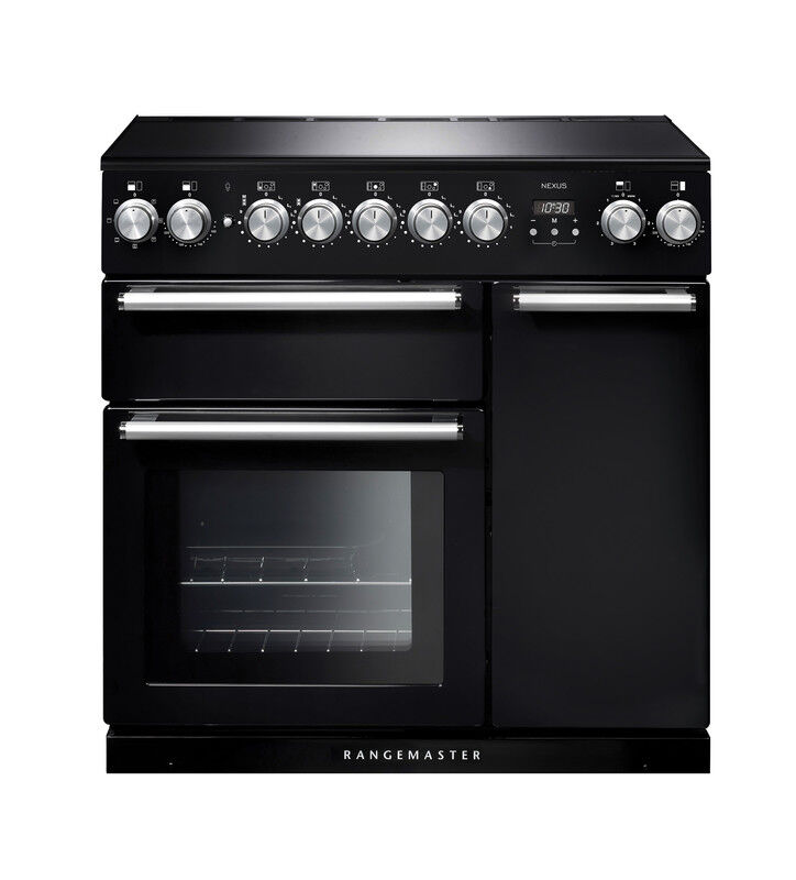 Rangemaster NEX90EIBL/C Nexus 90 Induction Range Cooker  Black