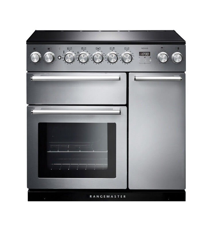 Rangemaster NEX90EISS/C Nexus 90 Induction Range Cooker - Stainless Steel