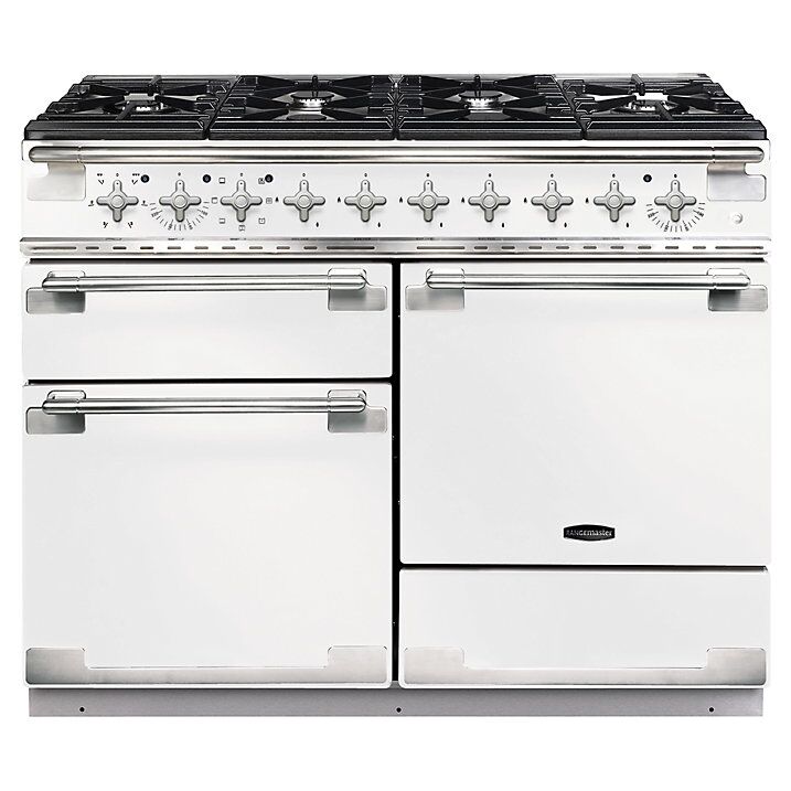 Rangemaster ELS110DFFWH  Elise 110 Dual Fuel Range Cooker  White