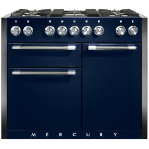 Mercury MCY1082DFIN 1082 Dual Fuel Range Cooker-Indigo/Chrome Trim