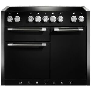 Mercury MCY1082EIAB 1082 Electric Induction Range Cooker-Ash Black/Chrome Trim