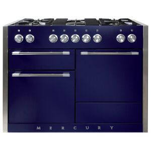 Mercury MCY1200DFBB 1200 Dual Fuel Range Cooker-Blueberry/Chrome Trim