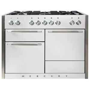 Mercury MCY1200DFSD 1200 Dual Fuel Range Cooker-Snowdrop/Chrome Trim