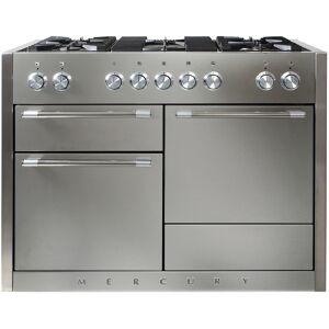 Mercury MCY1200DFSS 1200 Dual Fuel Range Cooker-Stainless Steel/Chrome Trim