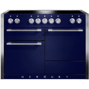 Mercury MCY1200EIBB 1200 Electric Induction Range Cooker-Blueberry/Chrome Trim