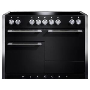 Mercury MCY1200EILQ 1200 Electric Induction Range Cooker Liquorice/Chrome Trim