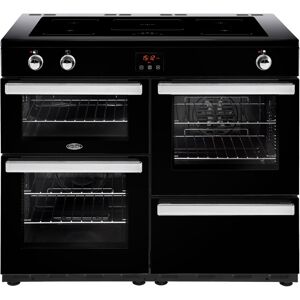 Belling Cookcentre 110EIBLK 110cm Electric Induction Range Cooker-Black