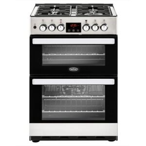 Belling Cookcentre 60DFTSTA 60cm Dual Fuel Cooker-Stainless Steel