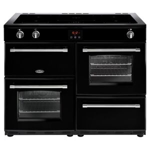 Belling Farmhouse FH110EIBK 110cm Electric Induction Range Cooker - Black