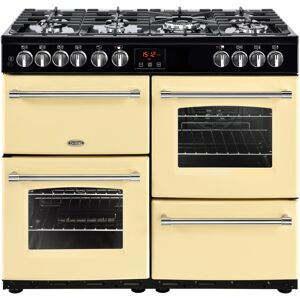 Belling Farmhouse FH100DFTCR 100cm Dual Fuel Range Cooker - Cream