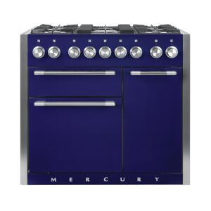 Mercury MCY1000DFBB 1000 Dual Fuel Range Cooker-Blueberry/Chrome Trim