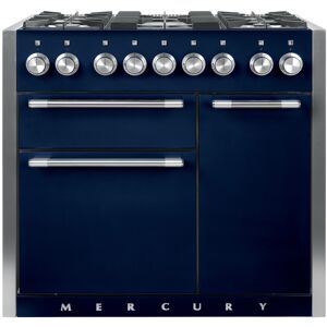 Mercury MCY1000DFIN 1000 Dual Fuel Range Cooker-Indigo/Chrome Trim