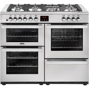 Belling Cookcentre 110DFTPROFSTA 110cm Dual Fuel Range Cooker-Professional - Stainless Steel 444444093