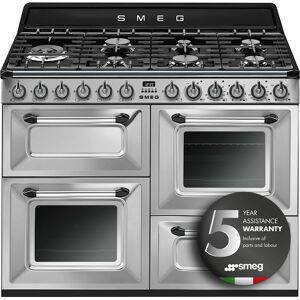 Smeg TR4110X -1 110cm Victoria Dual Fuel Range Cooker