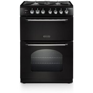 Rangemaster CLA60DFFBL/C Classic 60cm Dual Fuel Range Cooker - Black/Chrome