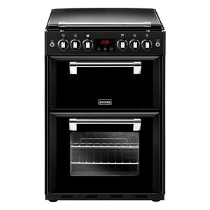 Stoves Richmond R600GBK 60cm Gas Double Freestanding Cooker-Black