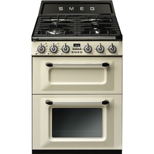 Smeg Victoria TR62P 60cm Dual Fuel Range Cooker-Cream