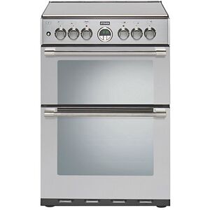 Stoves Sterling ST600DF/STA 60cm Dual Fuel Range Cooker With Glass Lid - Stainless Steel