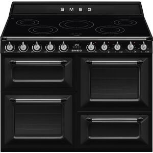 Smeg TR4110IBL2 110Cm Victoria Traditional 4 Cavity Electric Induction Range Cooker - Black