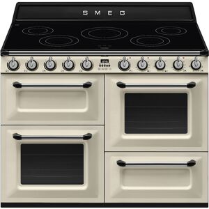 Smeg TR4110IP2 110cm Victoria Traditional 4 Cavity Electric Induction Range Cooker - Cream