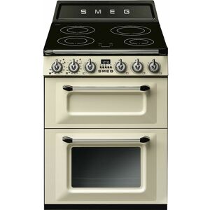 Smeg TR62IP2 60cm Victoria Cream Two Cavity Traditional Style Cooker with Induction Hob