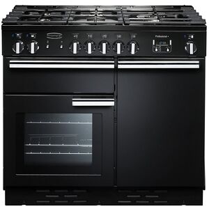 Rangemaster PROP100DFFGB/C Professional + 100 Dual Fuel Range Cooker  Gloss Black