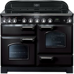 Rangemaster CDL110EIBL/C Range Cooker Deluxe 110Cm Electric Induction Black Chrome