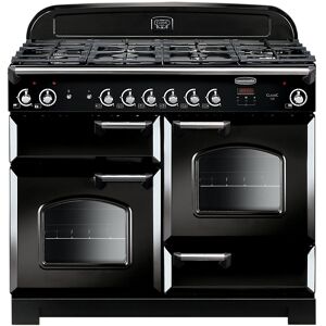 Rangemaster CLA110NGFBL/C Classic Gas 110cm Range Cooker  Black Chrome