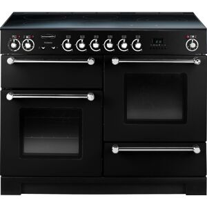 Rangemaster KCH110ECBL/C Kitchener Electric Ceramic 110 Range Cooker Black Chrome