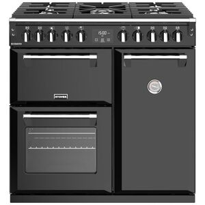 Stoves Richmond RCHS900DFBK 90cm Dual Fuel Range Cooker - Black