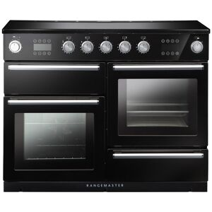 Rangemaster NEX110SOEIBL/C Nexus Steam 110cm Electric Induction Range Cooker -Black/Chrome