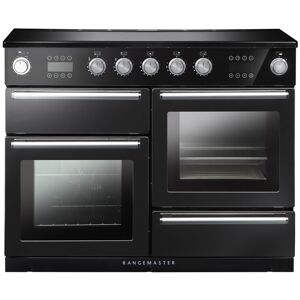 Rangemaster NEX110SOEICB/C Nexus Steam 110cm Electric Induction Range Cooker-Charcoal Black/Chrome