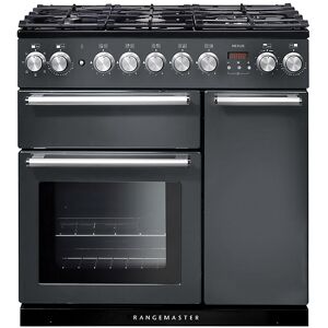 Rangemaster NEX90DFFSL/C Nexus 90 Dual Fuel Range Cooker  Slate Grey