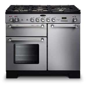 Rangemaster KCH100DFFSS/C Kitchener 100cm Dual Fuel Range Cooker Stainless Steel