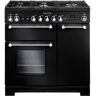 Rangemaster KCH90DFFBL/C Kitchener 90 Dual Fuel Range Cooker - Black