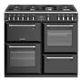 Stoves Richmond Deluxe RCHDXS1000GBK 100cm Gas Range Cooker Black