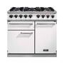 Falcon 1000 F1000DXDFWH/NM Deluxe Dual Fuel Ice White Range Cooker