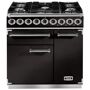 Falcon Deluxe 900 F900DXDFBL/CM Dual Fuel Black/Chrome Range Cooker