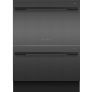 Fisher & Paykel Double DishDrawer Dishwasher-Black Stainless Steel