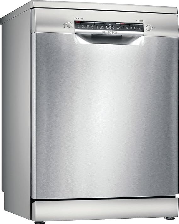 Bosch SMS6TCI00E Freestanding Dishwasher 60 Cm A Energy Rating - Silver Inox