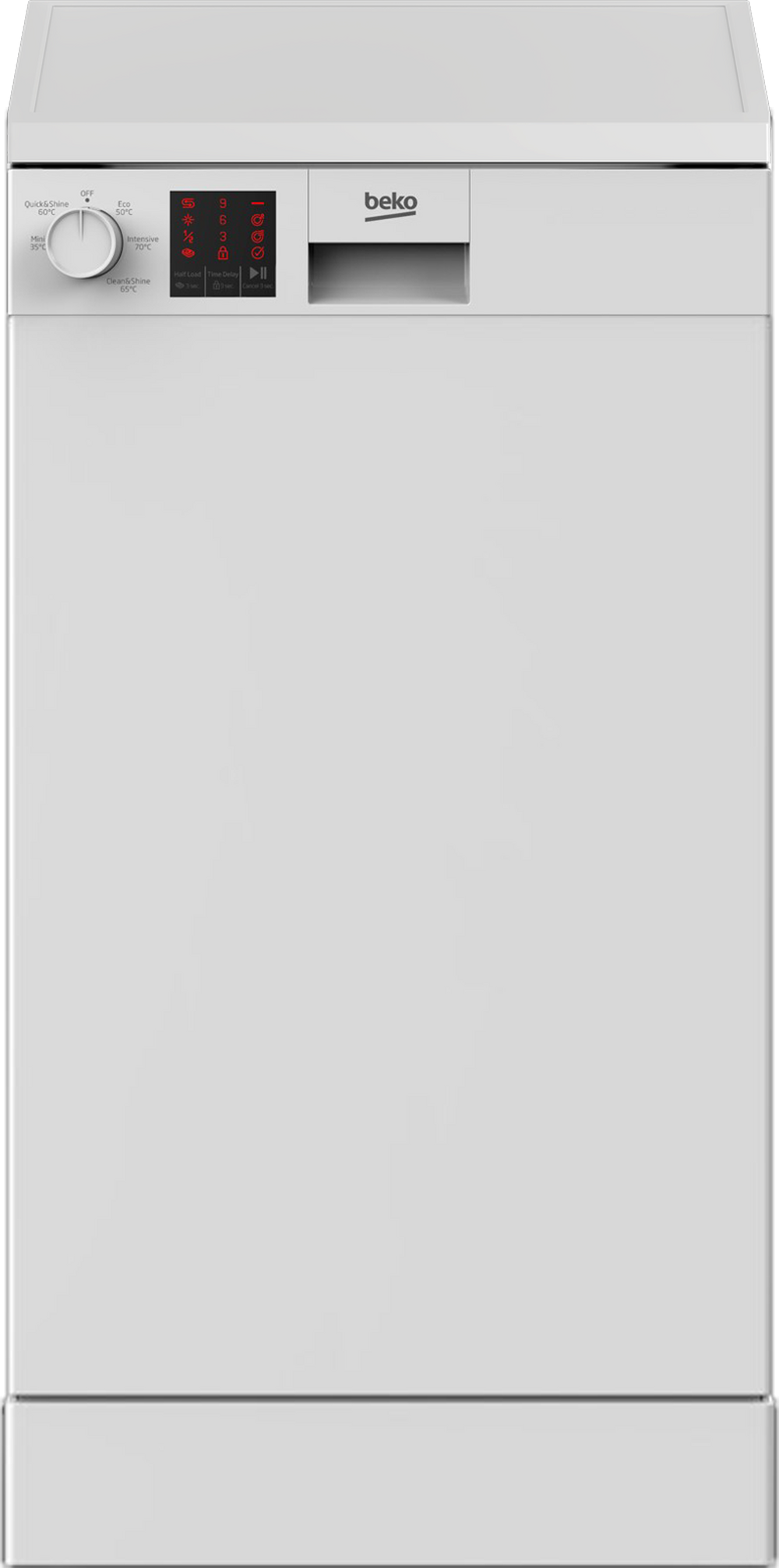 Beko DVS05C20W Freestanding Slimline Dishwasher White