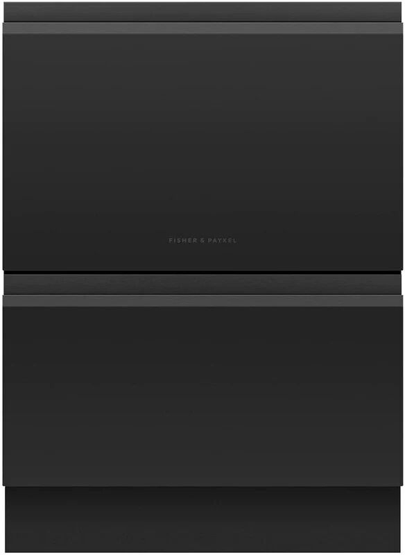 Fisher & Paykel Fisher Paykell DD60D4HZB9 Dishwasher DishDrawer™ Double  12 Place Settings  Matte Black Glass