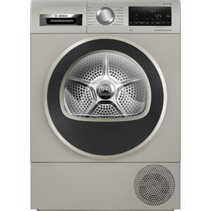Bosch WQG245S9GB Series 6 Heat Pump 9kg Tumble Dryer - Silver Inox